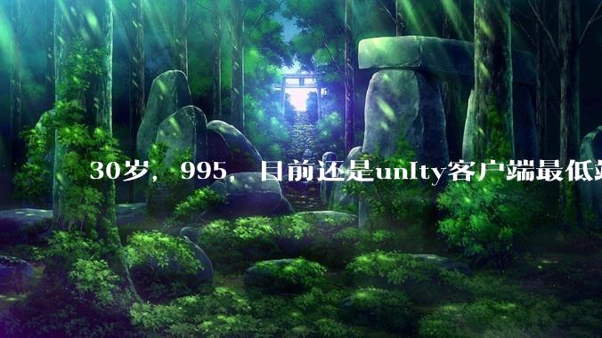 30岁，995，目前还是unity客户端最低端 ui拼图仔还有必要坚持吗?