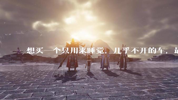 想买一个只用来睡觉，几乎不开的车，最低成本是多少？